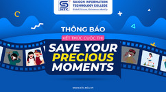 Thông báo trao giải cuộc thi quay video clip “SAVE YOUR PRECIOUS MOMENTS”